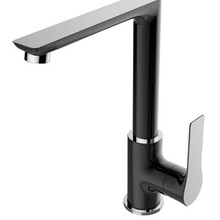 Keukenkraan Wiesbaden Casma Zwart / Chroom - 29.4277