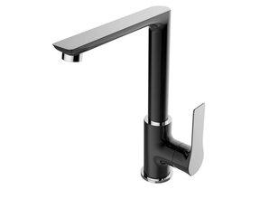 Keukenkraan Wiesbaden Casma Zwart / Chroom - 29.4277