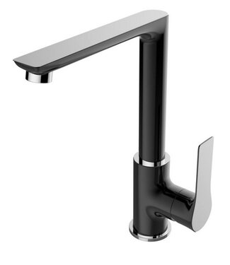 Wiesbaden Keukenkraan Wiesbaden Casma Zwart / Chroom - 29.4277