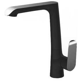 Keukenkraan Wiesbaden Tarma Zwart / Chroom - 29.4262