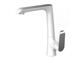 Keukenkraan Wiesbaden Tarma Wit / Chroom - 29.4261