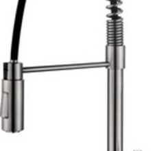 Keukenkraan Floyd 304 - RVS met coldstart en draaibaar handdouche -  24.3704