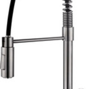 Keukenkraan Floyd 304 - RVS met coldstart en draaibaar handdouche -  24.3704