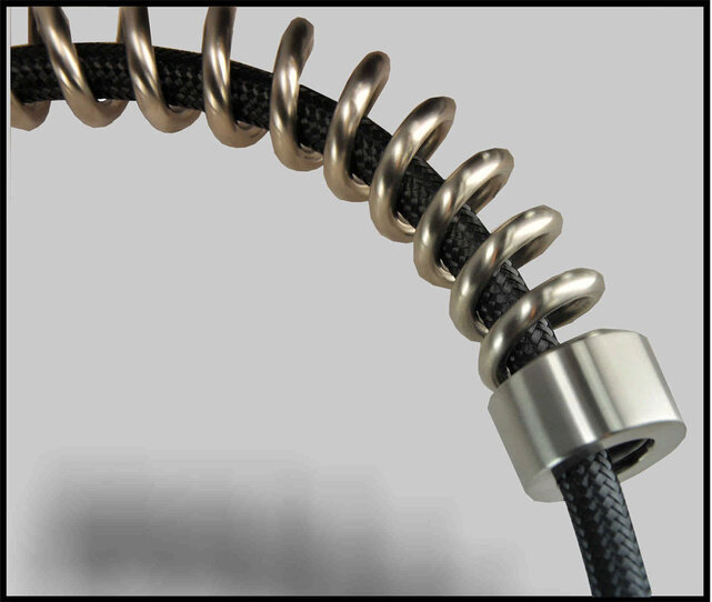 Keukenkraan Floyd 304 - RVS met coldstart en draaibaar handdouche -  24.3704