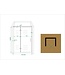 Douchedeur Wiesbaden Vaz 80cm 8mm nano helder glas/chroom - 20.3920