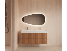Spiegel Ovaal Gliss Thalia 100x61cm met LED, dimbaar en spiegelverwarming