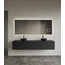 GLISS DESIGN Spiegel rechthoek Gliss Lumin 180x70cm met scheerspiegel - Touch LED - dimbaar en spiegelverwarming