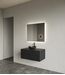 Spiegel rechthoek Gliss Lumin 90x70cm met scheerspiegel - Touch LED - dimbaar en spiegelverwarming