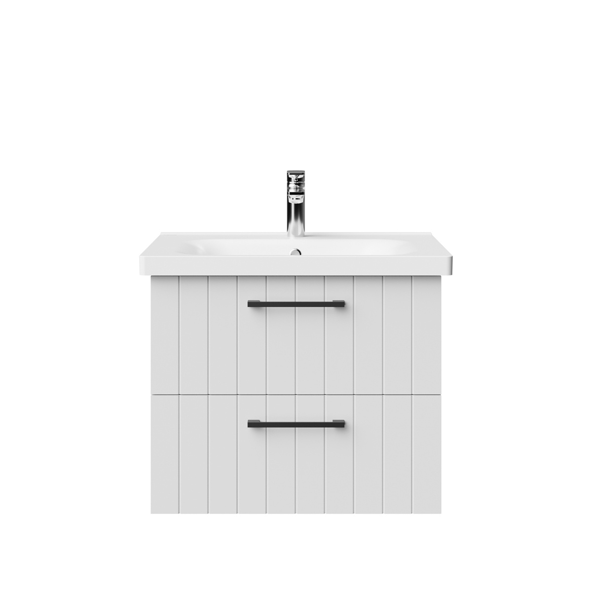 JUNGBORN Badkamermeubelset Trenta glans wit 100 cm met witte greeplijst en twee lades incl. keramische wastafel met één kraangat kopen JUNGBORN Badkamermeubelset Trenta glans wit 100 cm met witte greeplijst en twee lades incl. keramische wastafel met één kraangat kopen