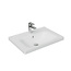 CREAVIT Wastafel Creavit Eksen 65x45x4 cm Glans Wit Keramiek met kraangat