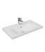 Wastafel Creavit Eksen 80x45x4 cm Glans Wit Keramiek met kraangat