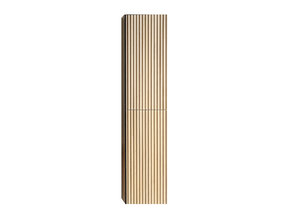 Ribbella Kolomkast naturel eik met 2 deuren 160x36x30 cm - 38.3539