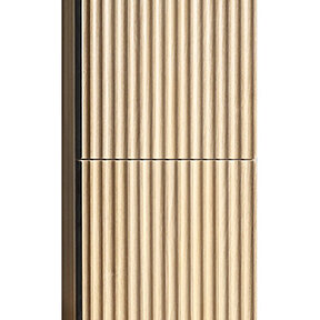 Ribbella Kolomkast naturel eik met 2 deuren 160x36x30 cm - 38.3539