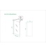 Douchecabine Skyline 120x80cm Mat Zwart - Schuifdeur - 8mm Helder glas met Nano-coating - 20.3745