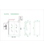 Douchecabine Skyline 120x80cm Mat Zwart - Schuifdeur - 8mm Helder glas met Nano-coating - 20.3745