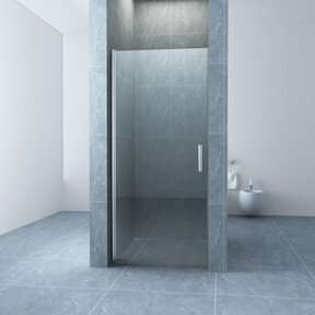 Douchedeur Cerra eco nisdeur 90 x 195 x 6 mm helder glas/chroom - 20.4021