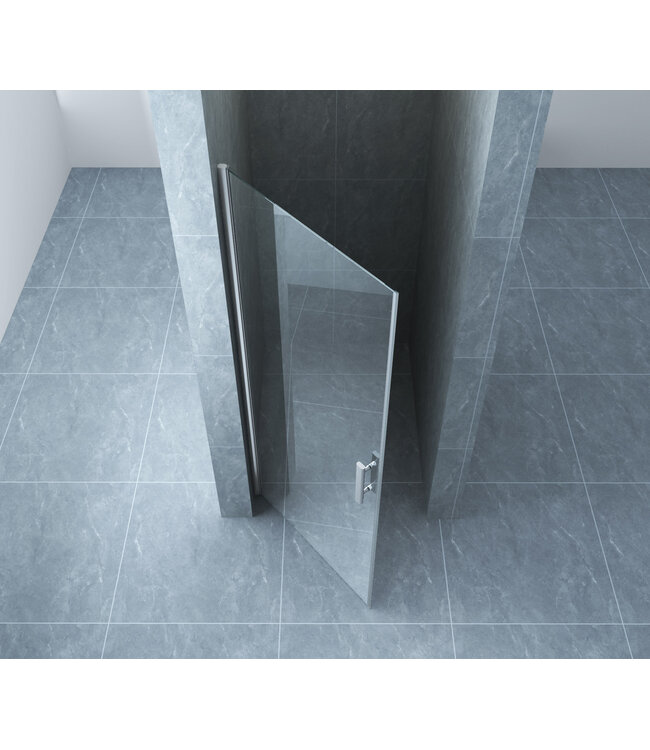 Douchedeur Cerra eco nisdeur 90 x 195 x 6 mm helder glas/chroom - 20.4021