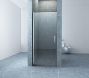 Douchedeur Cerra eco nisdeur 100 x 195 x 6 mm helder glas/chroom - 20.4022