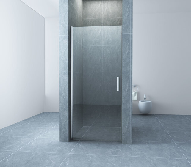 Douchedeur Cerra eco nisdeur 100 x 195 x 6 mm helder glas/chroom - 20.4022