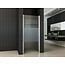 Douchedeur Partly 70 x 200 x 8mm melkglas middenband/chroom L/R nano helder glas - 20.4225