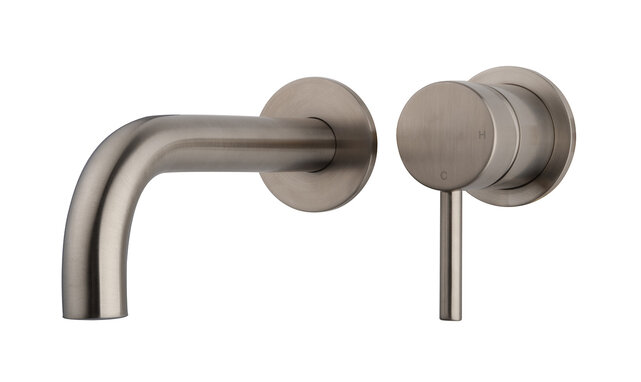 Wiesbaden Afbouwdeel Caral met Coldstart Geborsteld Staal - 29.7155