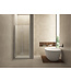 Douchedeur Vouwbaar Maki Rechts 100x200cm - 8mm helderglas met nano-coating Chroom - 20.3725