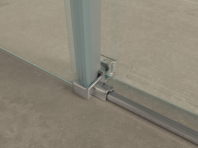 Douchecabine Wiesbaden Pared 120x90x200cm 1 schuifdeur 8mm helder glas met nano - 20.3851