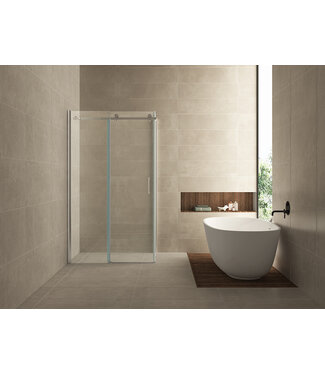 Wiesbaden Douchecabine Wiesbaden Pared 120x90x200cm 1 schuifdeur 8mm helder glas met nano - 20.3851