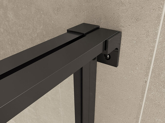 Douchecabine Zwart met Raster Horizon 80x80x200cm - Draaideur - 8mm Helder glas met Nano-coating - 20.5010 Douchecabine Zwart met Raster Horizon 80x80x200cm - Draaideur - 8mm Helder glas met Nano-coating - 20.5010