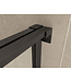 Douchecabine Zwart met Raster Horizon 80x80x200cm - Draaideur - 8mm Helder glas met Nano-coating - 20.5010