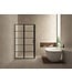 Wiesbaden Douchecabine Zwart met Raster Horizon 80x90x200cm - Draaideur - 8mm Helder glas met Nano-coating - 20.5010