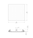 Inbouw Regendouche Plafond 30x30cm Douchekop Mila Chroom