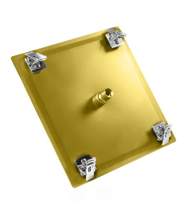 Inbouw Regendouche Plafond 30x30cm Douchekop Mila Geborsteld Goud