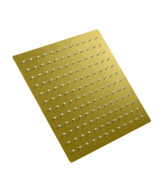 ALONI Inbouw Regendouche Plafond 30x30cm Douchekop Mila Geborsteld Goud