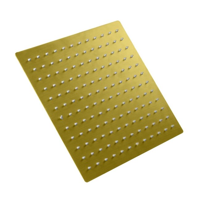 Inbouw Regendouche Plafond 30x30cm Douchekop Mila Geborsteld Goud