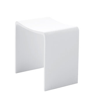 Wiesbaden Douchekruk Zita Mat Wit  40 x 30 x 42,5 solid surface - 36.4010