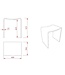 Douchekruk Zita Mat Zwart 40 x 30 x 42,5 solid surface - 36.4011