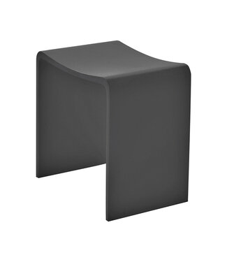 Wiesbaden Douchekruk Zita Mat Zwart 40 x 30 x 42,5 solid surface - 36.4011