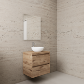 Badkamermeubel Gliss Project 60cm⎢Wellington Oak⎢Onderkast met topblad