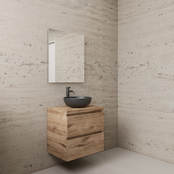 Badkamermeubel Gliss Project 60cm⎢Wellington Oak⎢Onderkast met topblad