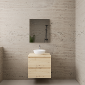 Badkamermeubel Gliss Project 60cm⎢Artisan Oak⎢Onderkast met topblad