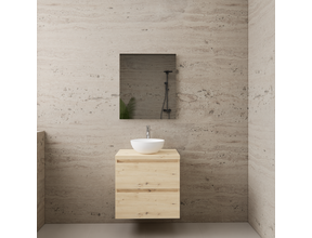 Badkamermeubel Gliss Project 60cm⎢Artisan Oak⎢Onderkast met topblad