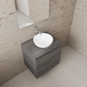 Badkamermeubel Gliss Project 60cm⎢Frey Oak⎢Onderkast met topblad