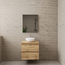 GLISS DESIGN Badkamermeubel Gliss Project 60cm⎢Dakota Oak⎢Onderkast met topblad