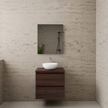 Badkamermeubel Gliss Project 60cm⎢Sonoma Choco⎢Onderkast met topblad