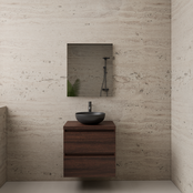 Badkamermeubel Gliss Project 60cm⎢Sonoma Choco⎢Onderkast met topblad