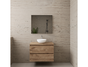 Badkamermeubel Gliss Project 80cm⎢Wellington Oak⎢Onderkast met topblad