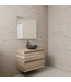 Badkamermeubel Gliss Project 80cm⎢Canyon Oak⎢Onderkast met topblad