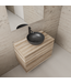 Badkamermeubel Gliss Project 80cm⎢Canyon Oak⎢Onderkast met topblad