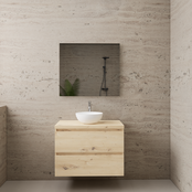 Badkamermeubel Gliss Project 80cm⎢Artisan Oak⎢Onderkast met topblad Badkamermeubel Gliss Project 80cm⎢Artisan Oak⎢Onderkast met topblad